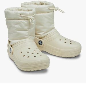 CROCS White Winter Boots NWT
